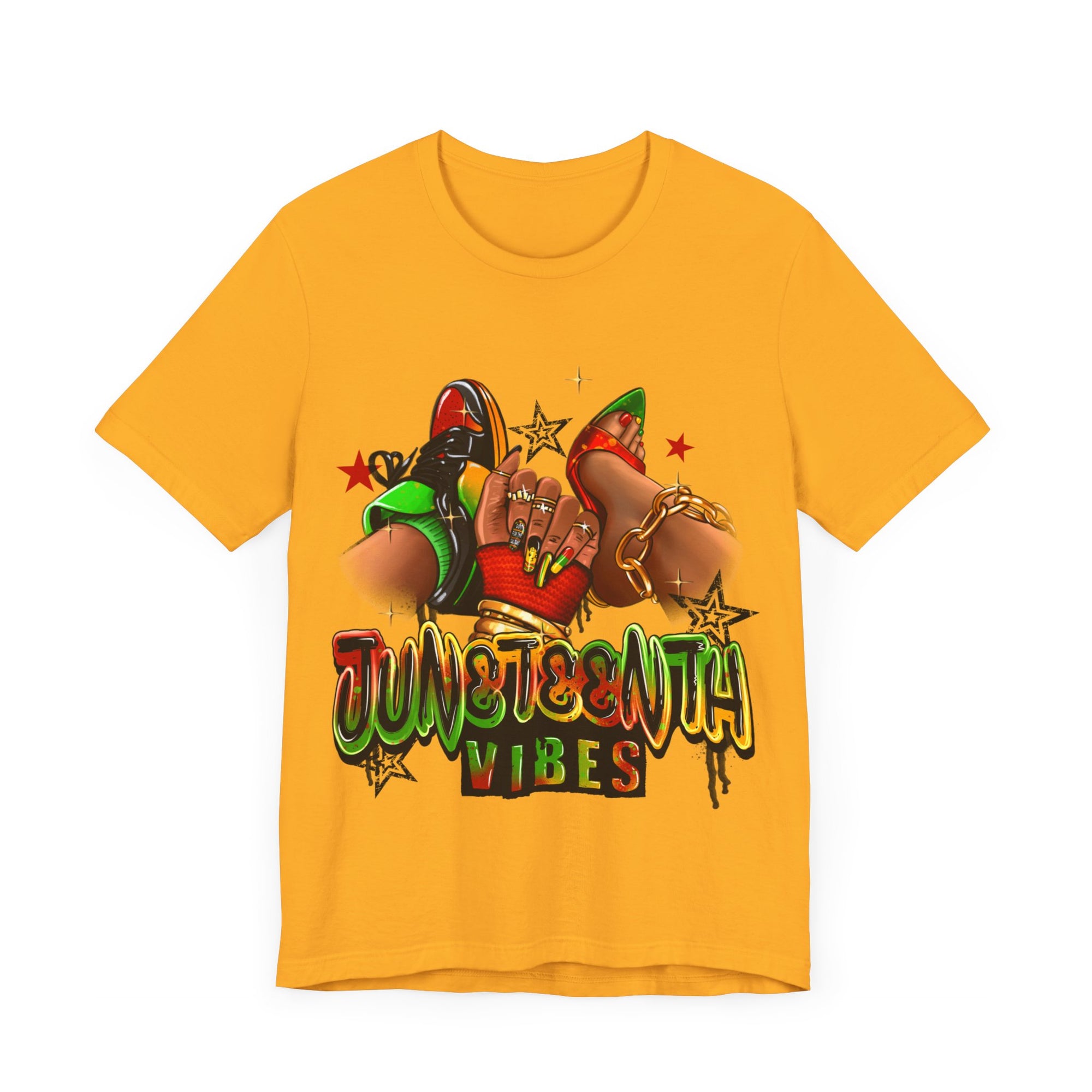 Good Vibes Jersey Short Sleeve Tee (Bella Canvas)