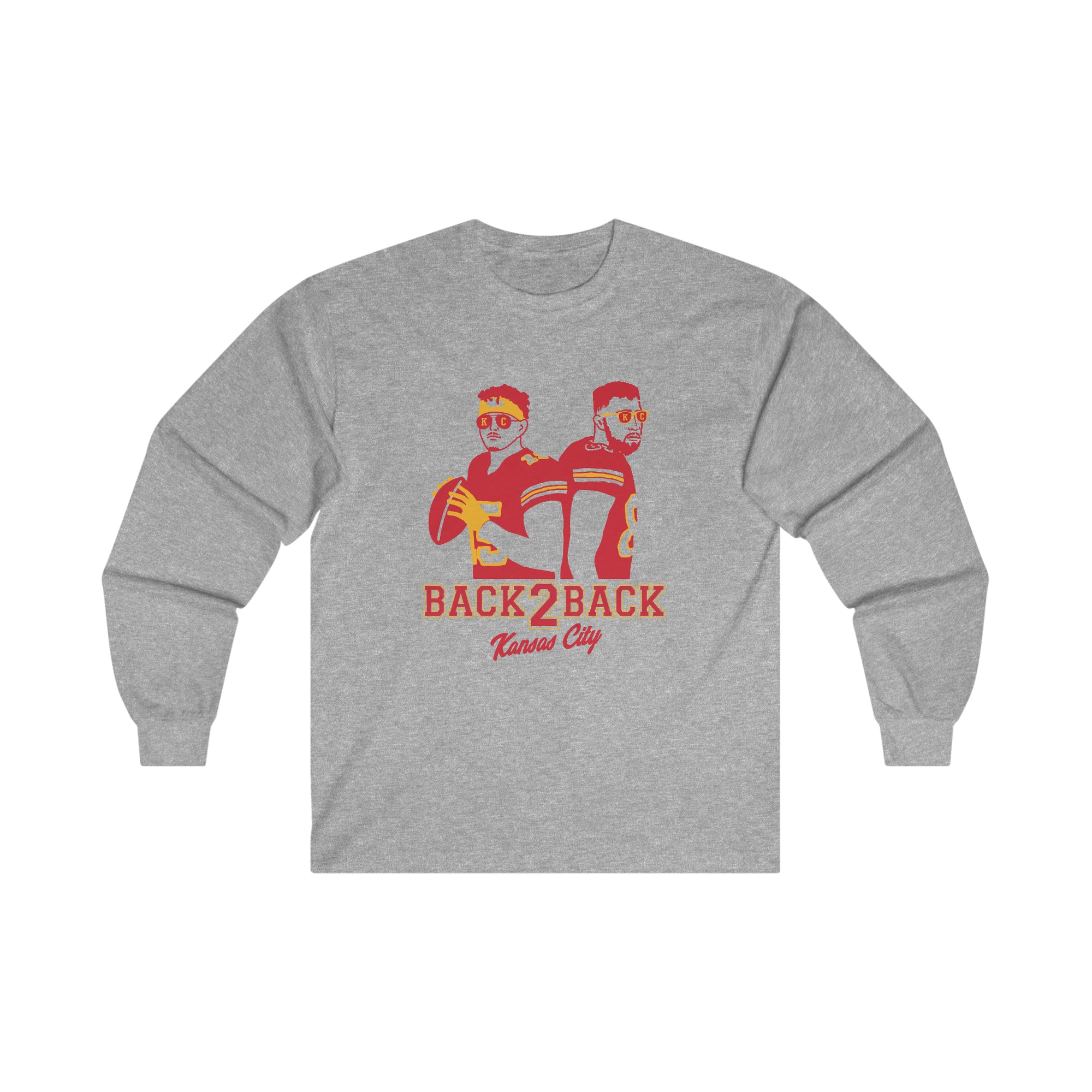 Kansas City Back2Back  Long Sleeve Tee