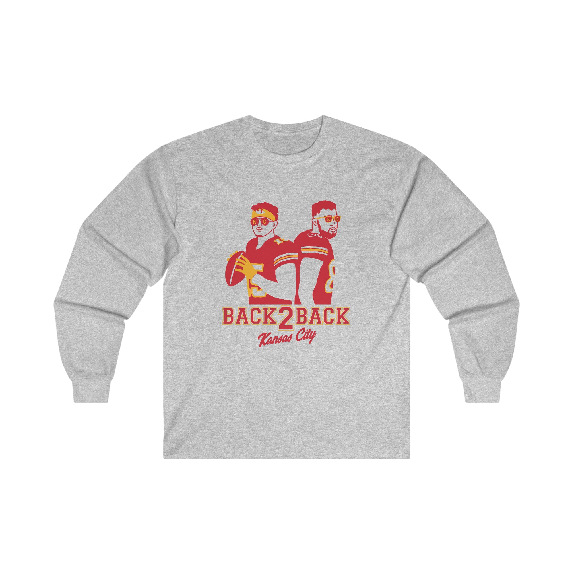 Kansas City Back2Back  Long Sleeve Tee