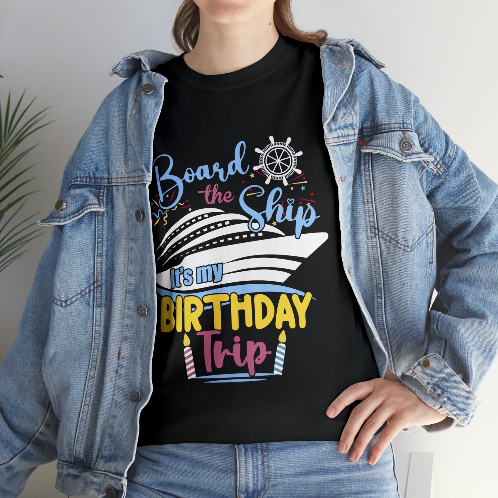 It's My Birthday Trip Unisex Heavy Cotton Tee