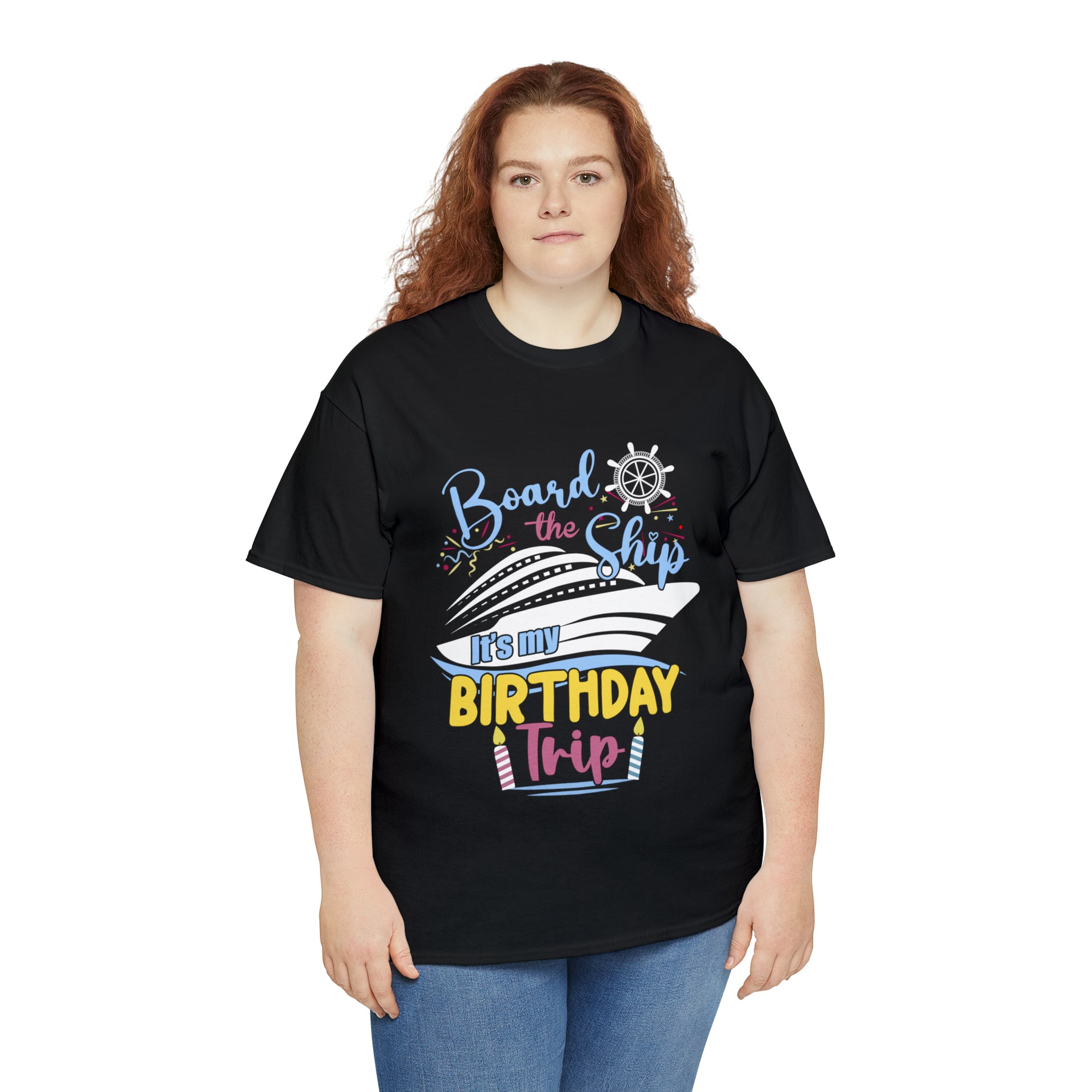 It's My Birthday Trip Unisex Heavy Cotton Tee