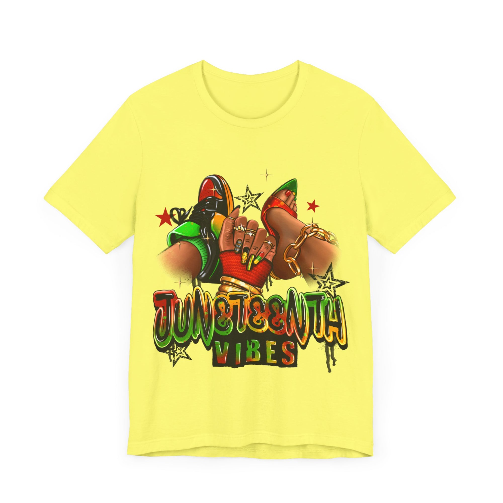 Good Vibes Jersey Short Sleeve Tee (Bella Canvas)