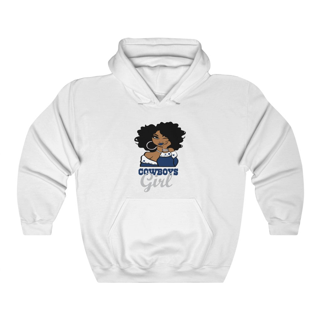 Cowboys Girl Unisex Heavy Blend™ Hooded Sweatshirt