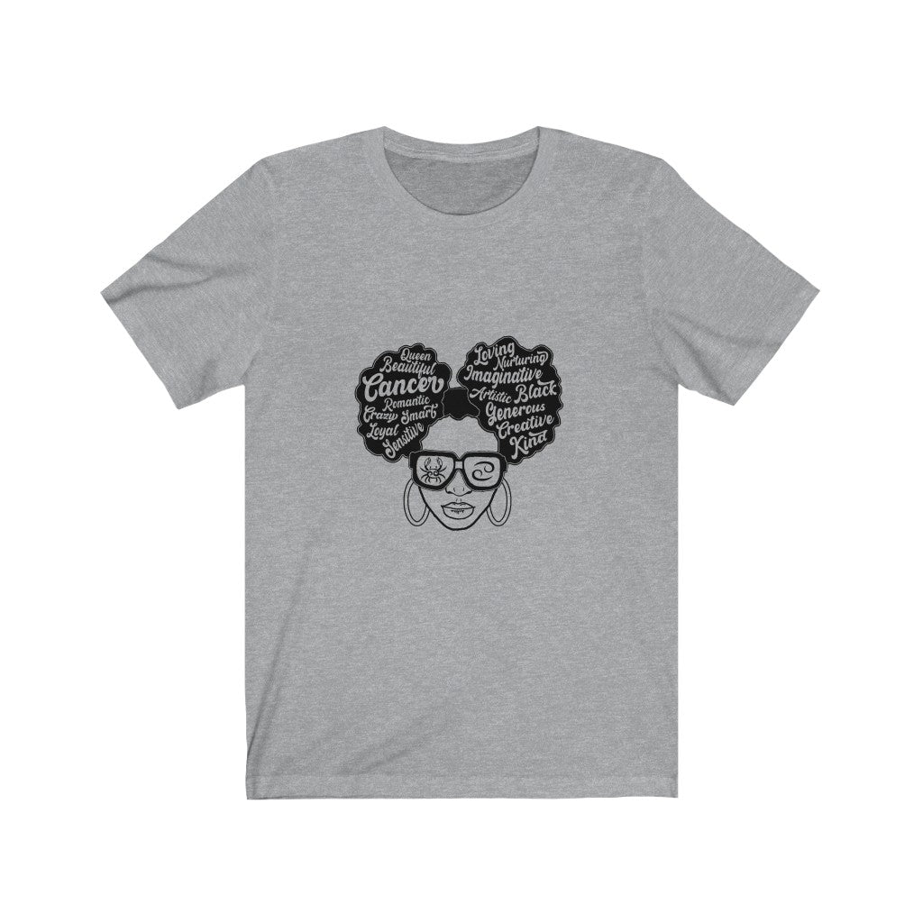 Cancer Afro Puffs - Unisex Jersey Short Sleeve Tee