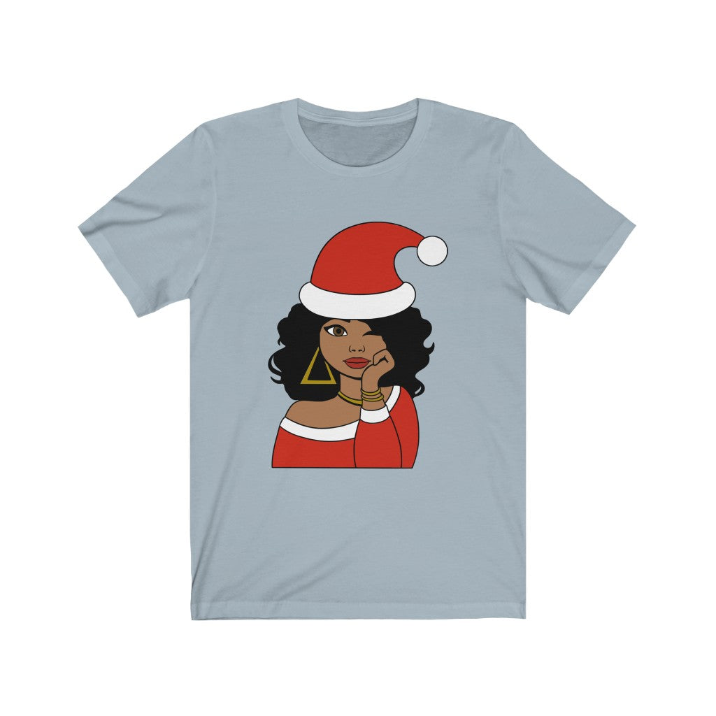 Christmas Wink - Unisex Jersey Short Sleeve Tee