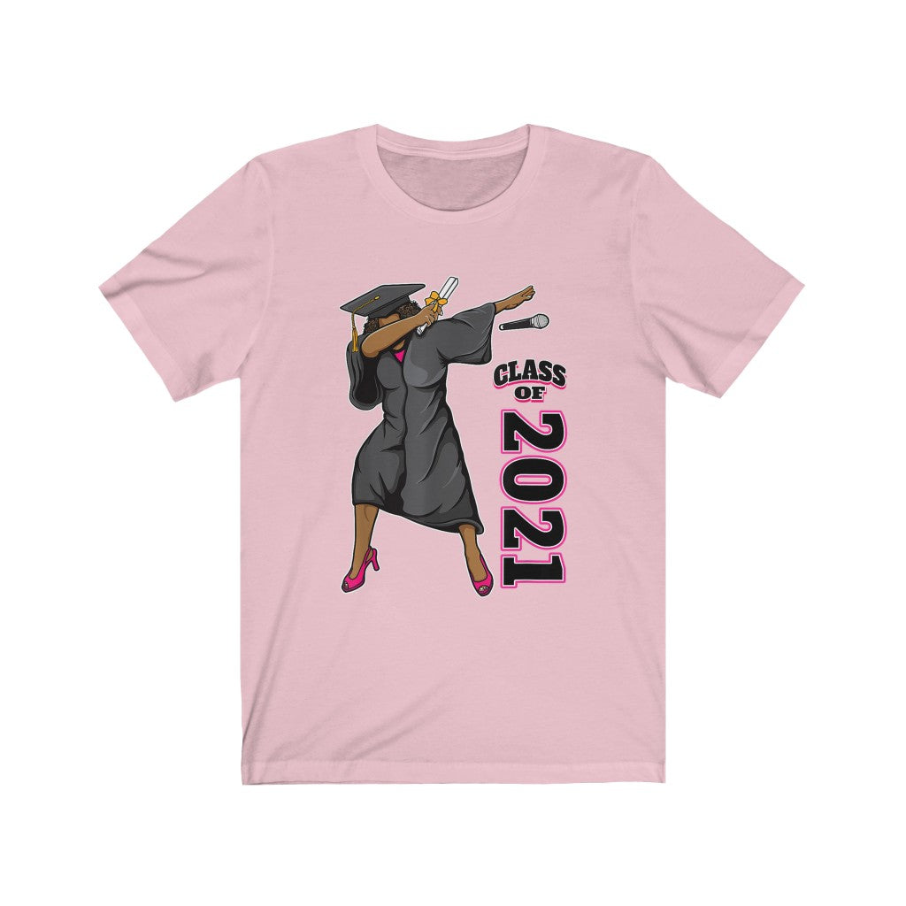 Drop the Mic Grad 2021 - Unisex Jersey Short Sleeve Tee