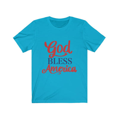 God Bless American - Unisex Jersey Short Sleeve Tee