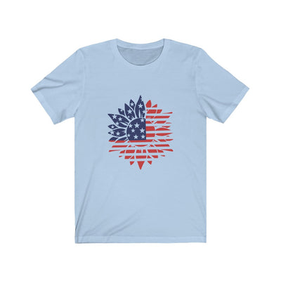 Flag Sunflower - Unisex Jersey Short Sleeve Tee