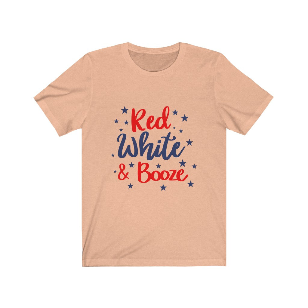 Red White and Booze Fourth of July Unisex