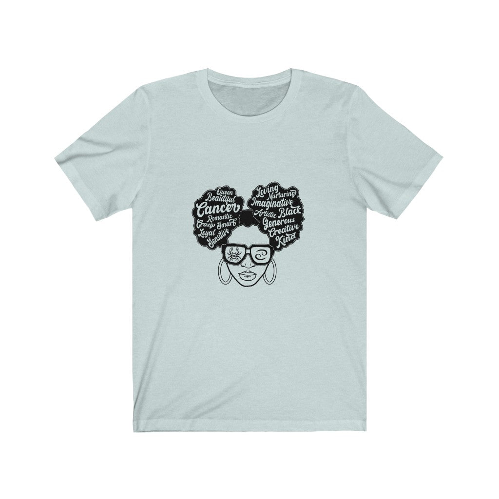 Cancer Afro Puffs - Unisex Jersey Short Sleeve Tee