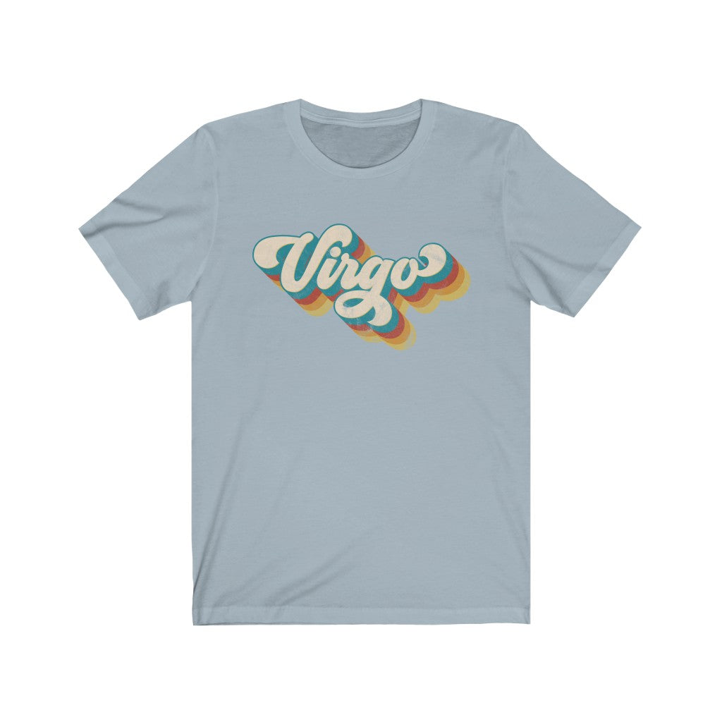 Retro Virgo Unisex Jersey Short Sleeve Tee