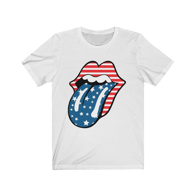 Star Spangled Lips - Unisex Jersey Short Sleeve Tee