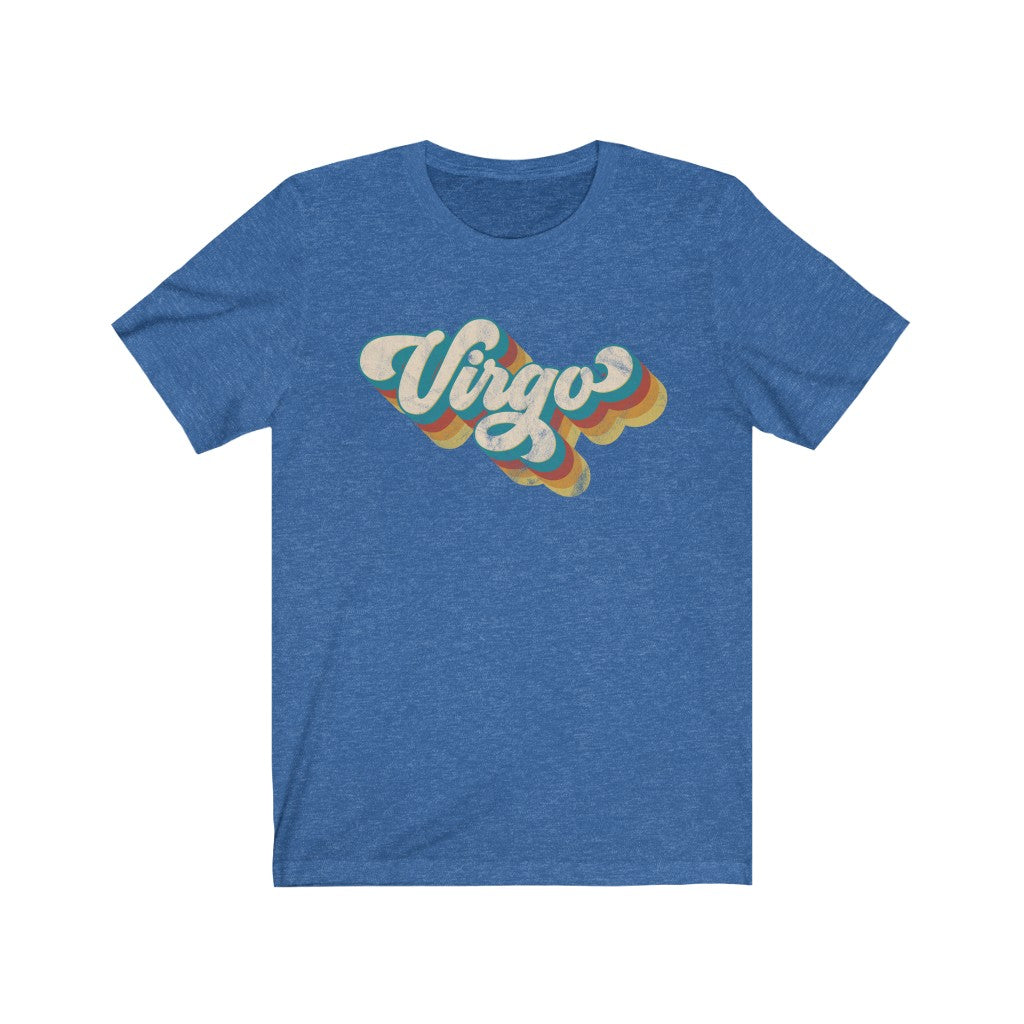 Retro Virgo Unisex Jersey Short Sleeve Tee