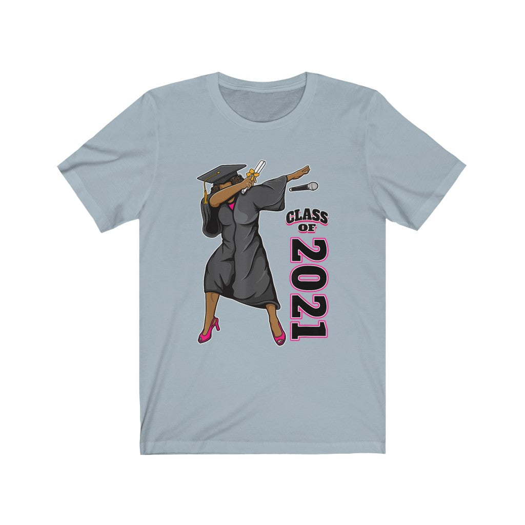 Drop the Mic Grad 2021 - Unisex Jersey Short Sleeve Tee