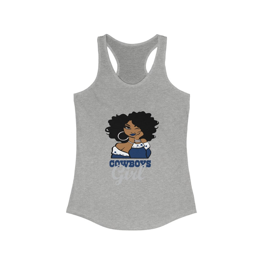 Cowboys Girl Women's Ideal Racerback Tank