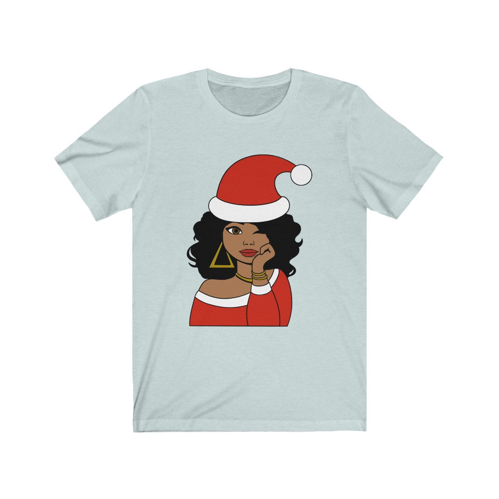 Christmas Wink - Unisex Jersey Short Sleeve Tee