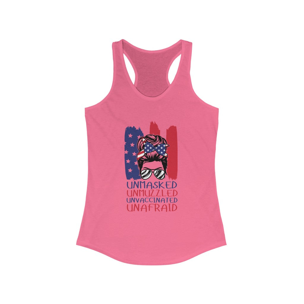 4th Unmasked - Women's Ideal Racerback Tank
