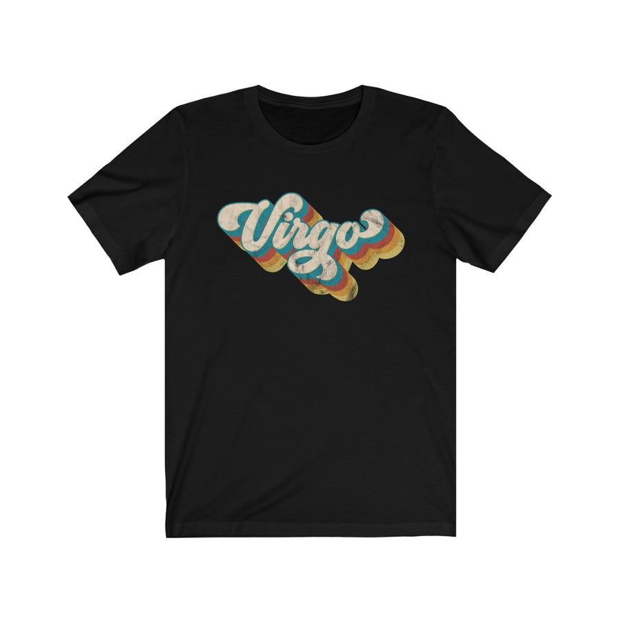 Retro Virgo Unisex Jersey Short Sleeve Tee