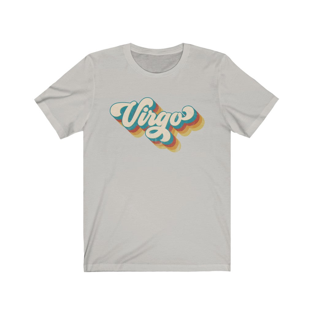 Retro Virgo Unisex Jersey Short Sleeve Tee