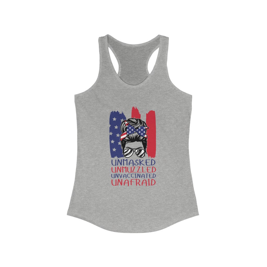 4th Unmasked - Women's Ideal Racerback Tank