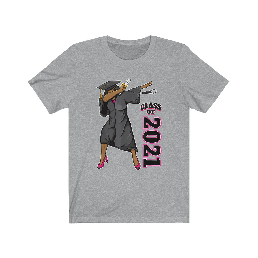 Drop the Mic Grad 2021 - Unisex Jersey Short Sleeve Tee