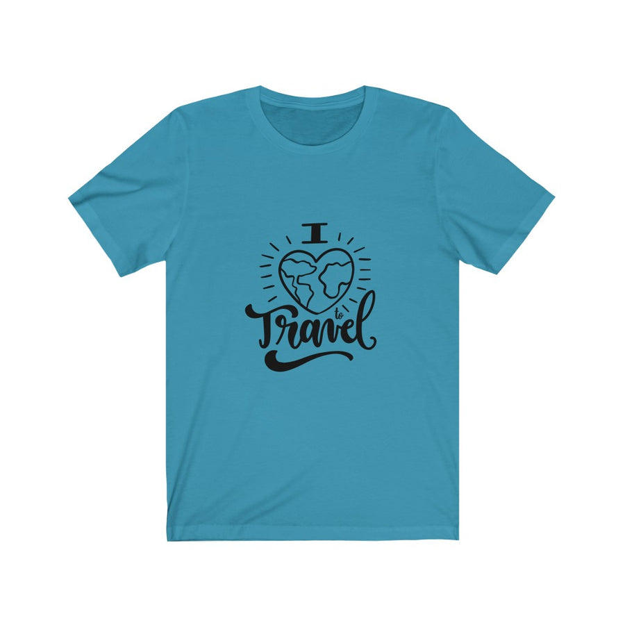 I love to travel - Unisex Jersey Short Sleeve Tee