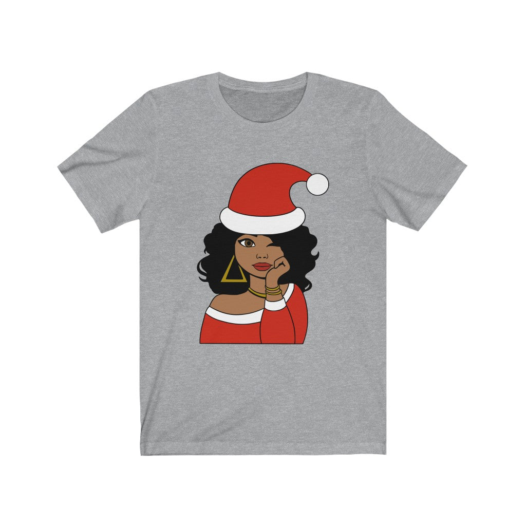 Christmas Wink - Unisex Jersey Short Sleeve Tee