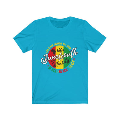 Juneeteenth Blackity Color - Unisex Jersey Short Sleeve Tee