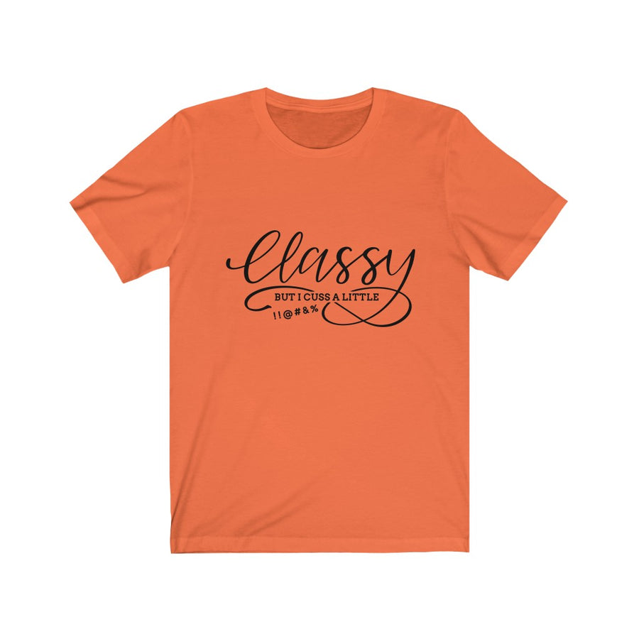 Classy but i cuss Unisex Jersey Short Sleeve Tee
