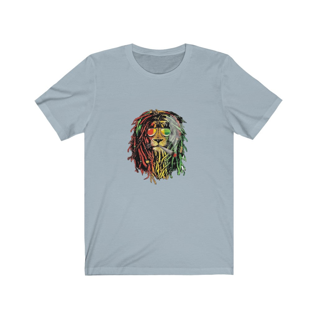 Rasta Lion Unisex Jersey Short Sleeve Tee