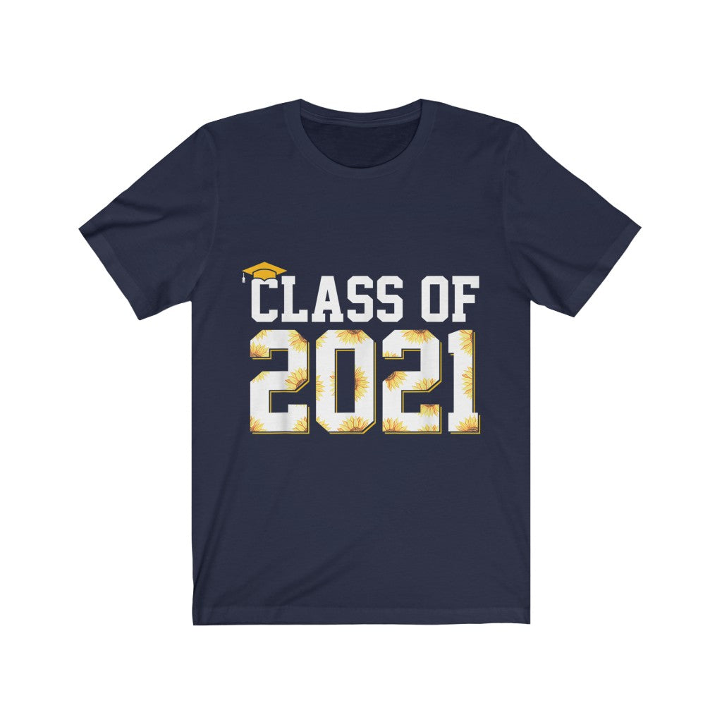 Senior 2021 Flower - Unisex Jersey Short Sleeve Tee