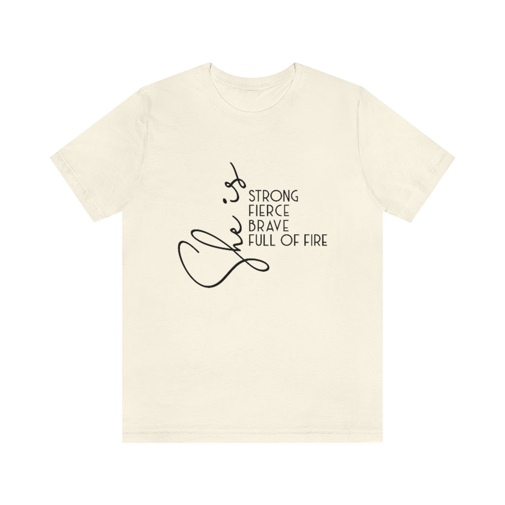 She Is Unisex Jersey Short Sleeve Tee
