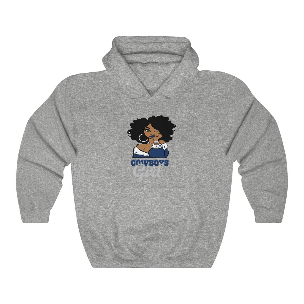 Cowboys Girl Unisex Heavy Blend™ Hooded Sweatshirt