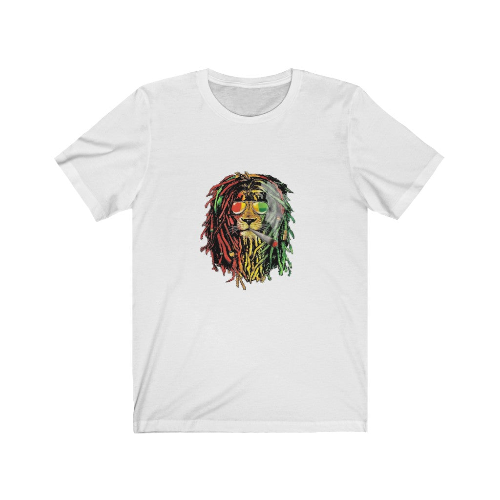 Rasta Lion Unisex Jersey Short Sleeve Tee