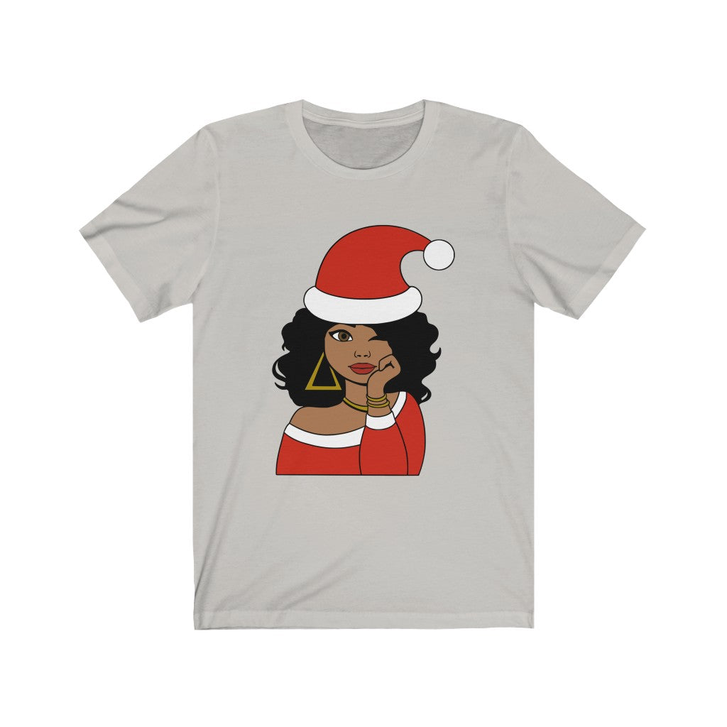 Christmas Wink - Unisex Jersey Short Sleeve Tee