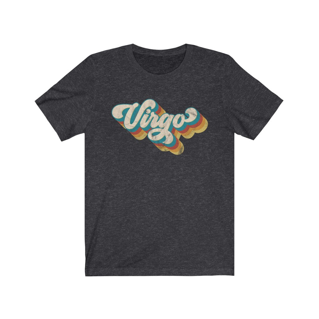 Retro Virgo Unisex Jersey Short Sleeve Tee