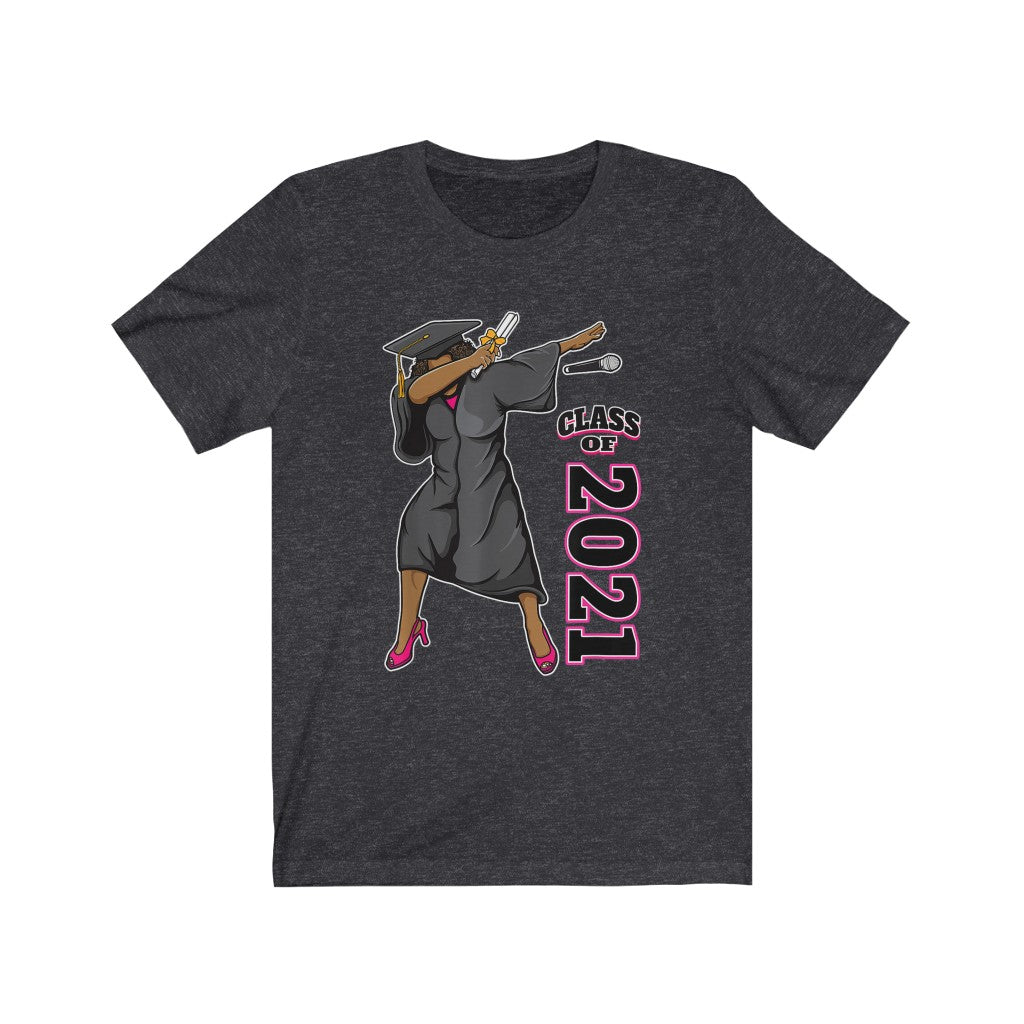 Drop the Mic Grad 2021 - Unisex Jersey Short Sleeve Tee