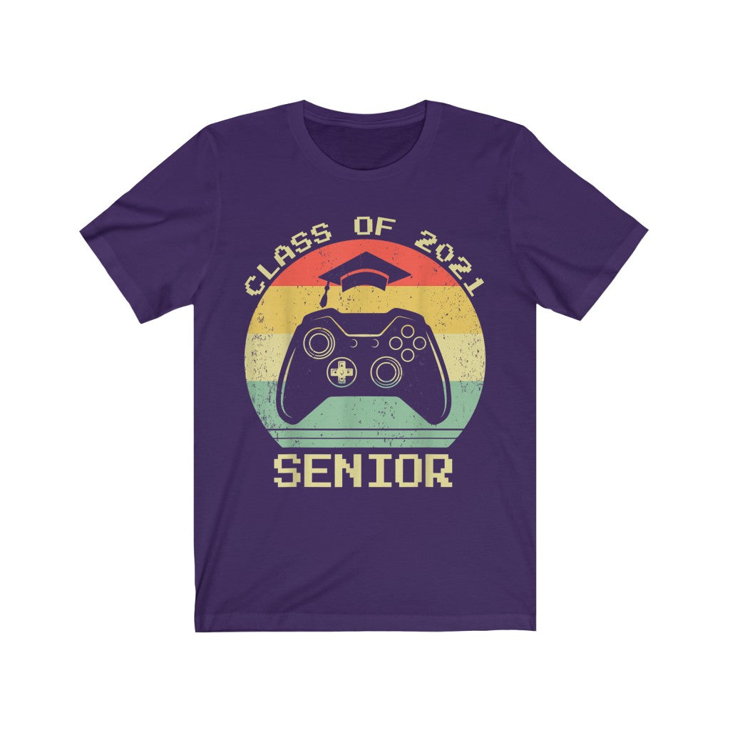 Class of 2021 Gamer - Unisex Jersey Short Sleeve Tee