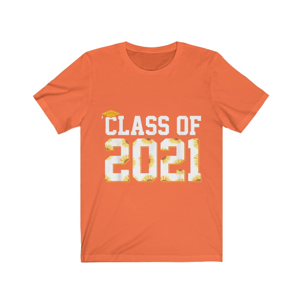 Senior 2021 Flower - Unisex Jersey Short Sleeve Tee