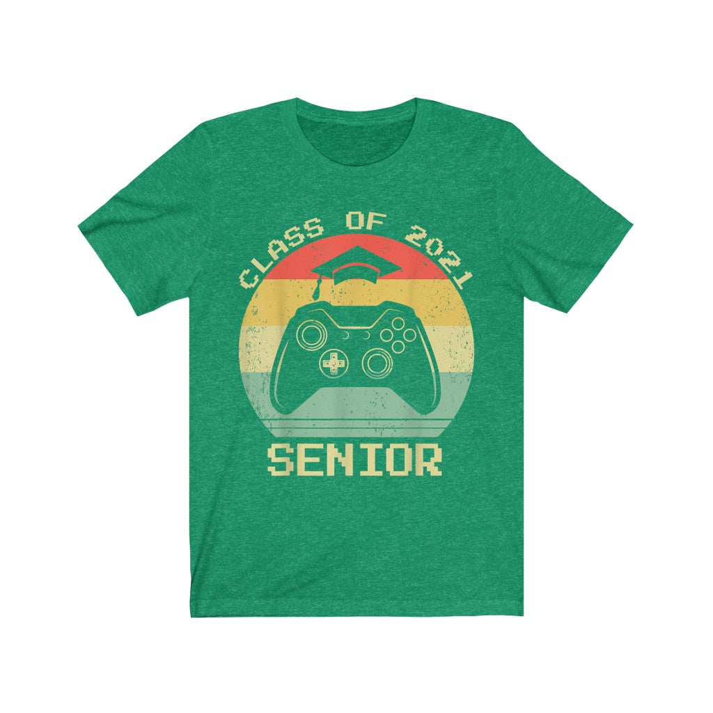 Class of 2021 Gamer - Unisex Jersey Short Sleeve Tee