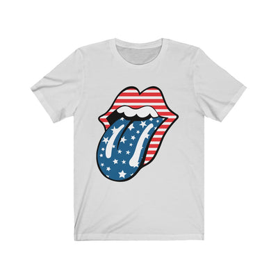 Star Spangled Lips - Unisex Jersey Short Sleeve Tee