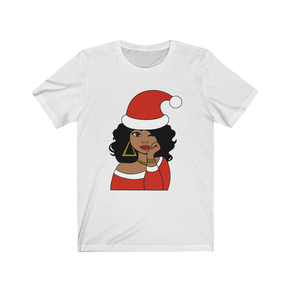 Christmas Wink - Unisex Jersey Short Sleeve Tee