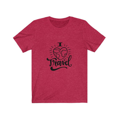 I love to travel - Unisex Jersey Short Sleeve Tee