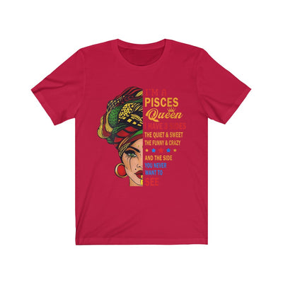 Pisces Queen - Unisex Jersey Short Sleeve Tee