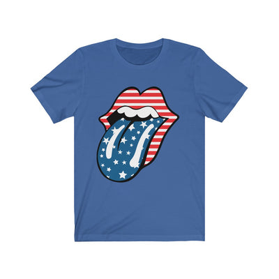 Star Spangled Lips - Unisex Jersey Short Sleeve Tee