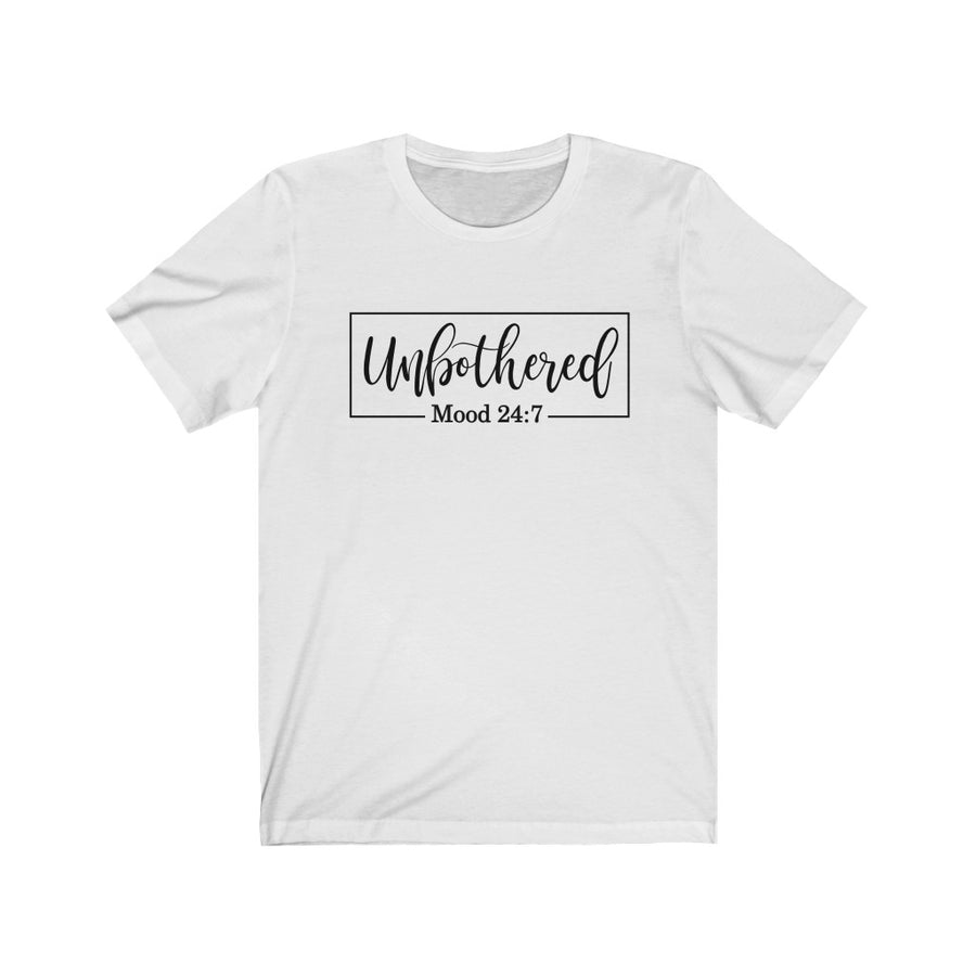 Unbothered Unisex Jersey Short Sleeve Tee