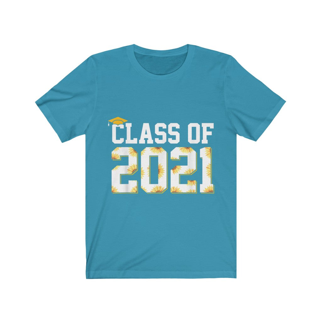Senior 2021 Flower - Unisex Jersey Short Sleeve Tee