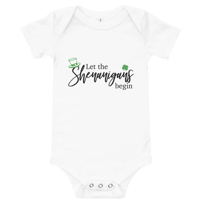 Shenanigans Baby short sleeve one piece