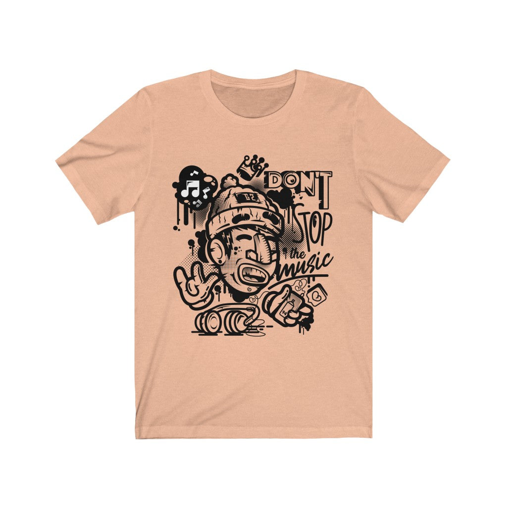 Don't Stop the Music - Unisex Jersey Short Sleeve Tee