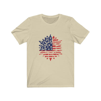 Flag Sunflower - Unisex Jersey Short Sleeve Tee